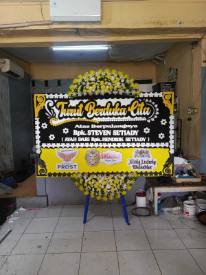 Papan Bunga Outdoor Wedding Bekasi