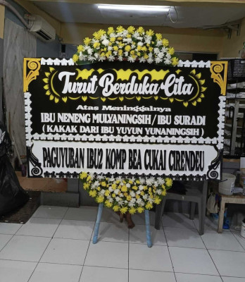 Papan Bunga Outdoor Wedding Bekasi
